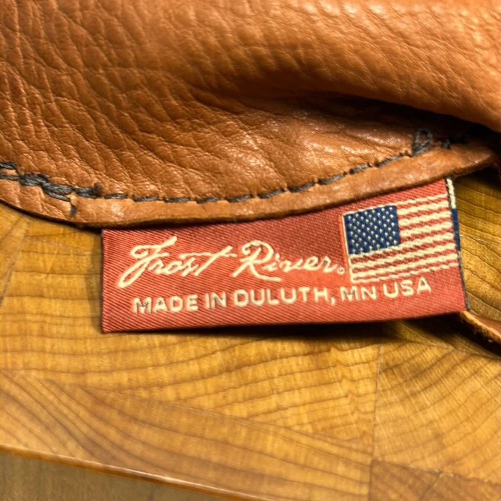 Frost River leather pull coin purse wallet